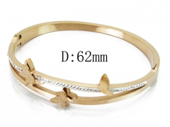 HY Wholesale Stainless Steel 316L Bangle(Crystal)-HY19B0020IDD