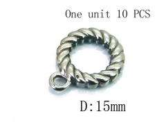 HY Wholesale 316L Stainless Steel Closed Jump Ring-HY70A1507HHC