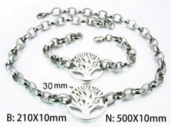 HY61S0299HKZHY Wholesale Necklaces Bracelets (Steel Color)-