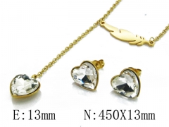 HY Wholesale 316L Stainless Steel jewelry Set-HY85S0285N5