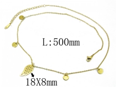 HY Wholesale 316L Stainless Steel Necklace-HY24N0004HZL