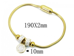 HY Wholesale 316L Stainless Steel Bangle-HY24B0006HML