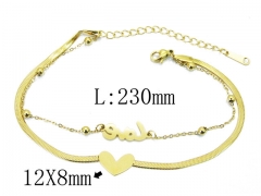 HY Wholesale 316L Stainless Steel Bracelets-HY24B0008HDD