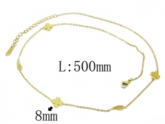 HY Wholesale 316L Stainless Steel Necklace-HY24N0003HIR