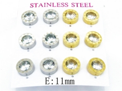 HY Wholesale Stainless Steel 316L CZ Stud-HY59E0588IIL