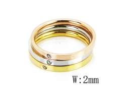 HY Wholesale 316L Stainless Steel Rings-HY59R0030NL