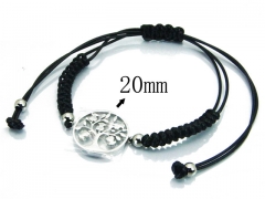 HY Stainless Steel 316L Bracelets (Rope Weaving)-HY90B0358HHQ