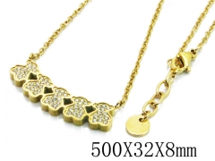HY Stainless Steel 316L Necklaces (Bear Style)-HY90N0141IND