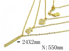HY Stainless Steel 316L Necklaces (Bear Style)-HY90N0144INA
