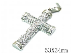 HY 316L Stainless Steel Cross Pendants-HY13P0797HLE