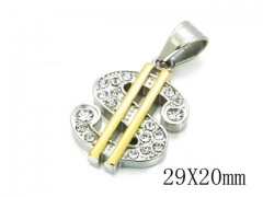 HY 316L Stainless Steel Pendant-HY13P0602HZL
