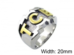 HY Wholesale 316L Stainless Steel Rings-HY0055R020