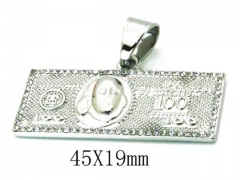 HY 316L Stainless Steel Pendant-HY13P0391HIW