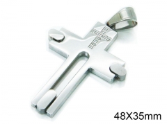 HY 316L Stainless Steel Cross Pendants-HY13P0984HKB
