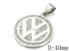 HY 316L Stainless Steel Pendant-HY13P0122HKW