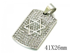 HY 316L Stainless Steel Pendant-HY13P0532HKC