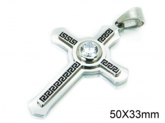 HY 316L Stainless Steel Cross Pendants-HY13P0989HHF