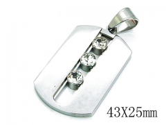 HY 316L Stainless Steel Pendant-HY13P0863HHA