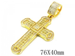 HY 316L Stainless Steel Cross Pendants-HY13P0771IOF