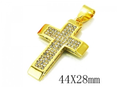 HY 316L Stainless Steel Cross Pendants-HY13P0250HJO