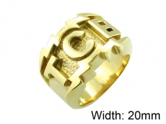 HY Wholesale 316L Stainless Steel Rings-HY0055R019