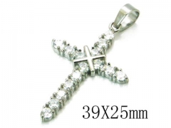 HY 316L Stainless Steel Cross Pendants-HY13P0469HHQ