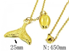 HY Wholesale 316L Stainless Steel Necklace-HY12N0508MQ