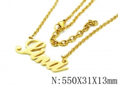 HY Wholesale 316L Stainless Steel Necklace-HY12N0022MZ