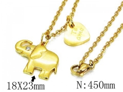 HY Wholesale 316L Stainless Steel Necklace-HY12N0505ME