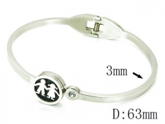 HY Wholesale 316L Stainless Steel Bangle-HY59B0789HZL
