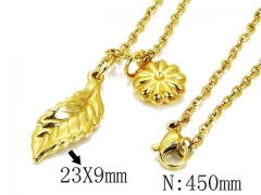 HY Wholesale 316L Stainless Steel Necklace-HY12N0510MD