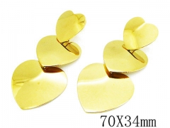HY Wholesale 316L Stainless Steel Earrings-HY26E0007HEE