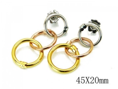 HY Wholesale 316L Stainless Steel Earrings-HY90E0158HLS