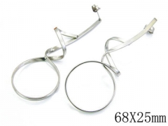 HY Wholesale 316L Stainless Steel Earrings-HY70E0450MZ