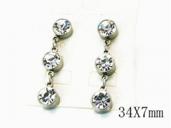 HY Wholesale 316L Stainless Steel Earrings-HY25E0610LL