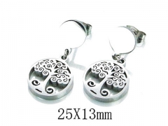 HY Wholesale 316L Stainless Steel Earrings-HY80E0470KL