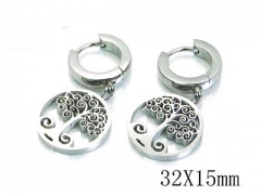 HY Wholesale 316L Stainless Steel Earrings-HY80E0455ML