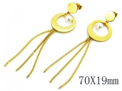 HY Wholesale 316L Stainless Steel Earrings-HY26E0045OLX