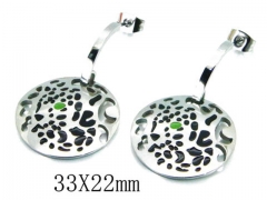 HY Wholesale 316L Stainless Steel Earrings-HY81E0501HIZ