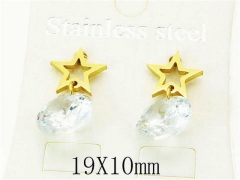 HY Wholesale 316L Stainless Steel Earrings-HY25E0622JY