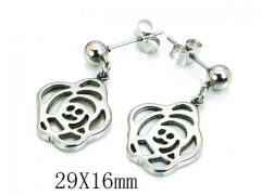 HY Wholesale 316L Stainless Steel Earrings-HY64E0316LG