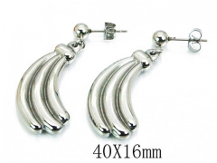 HY Wholesale 316L Stainless Steel Earrings-HY64E0278NB