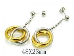 HY Wholesale 316L Stainless Steel Earrings-HY64E0210HIV