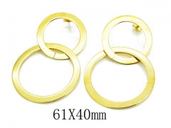 HY Wholesale 316L Stainless Steel Earrings-HY26E0010OL