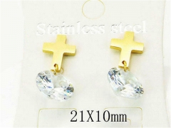 HY Wholesale 316L Stainless Steel Earrings-HY25E0614JV