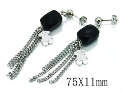 HY Stainless Steel 316L Bear Earrings-HY64E0371HIW