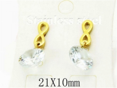 HY Wholesale 316L Stainless Steel Earrings-HY25E0613JB