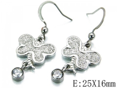 HY Wholesale 316L Stainless Steel Earrings-HY81E0006PE