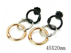 HY Wholesale 316L Stainless Steel Earrings-HY90E0157HLT