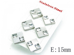 HY Stainless Steel Small Crystal Stud-HY80E0463HZL
